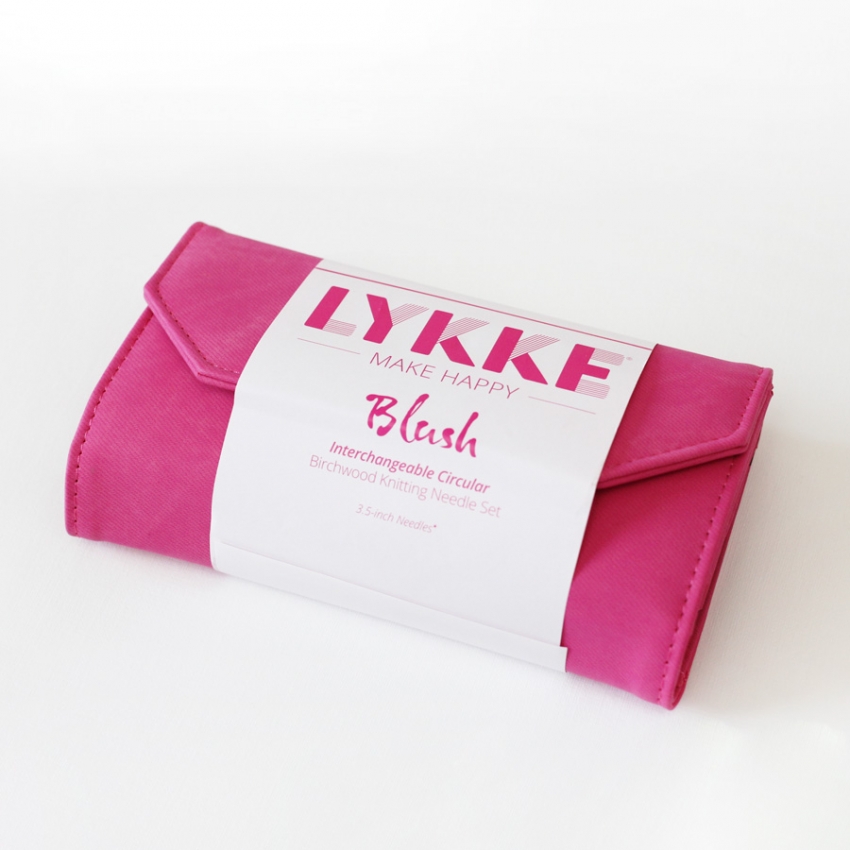 Набор укороченных спиц 7 см Lykke Blush Fuchsia